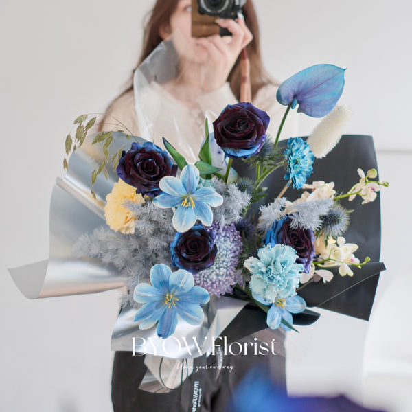 Cosmic Blue Bouquets